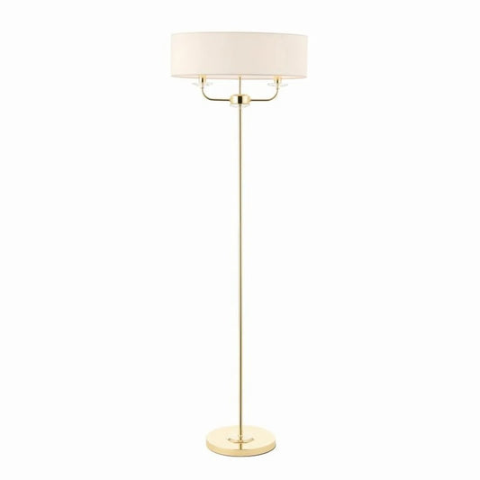 Nixon Floor Lamp - Brass