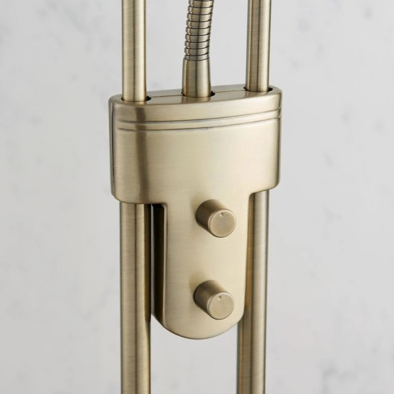 Rome Floor Lamp - Antique Brass
