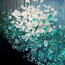 Large Luxury Crystal Staircase Chandelier