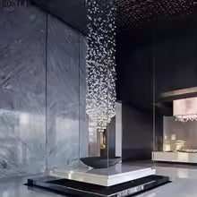 Large Luxury Crystal Staircase Chandelier