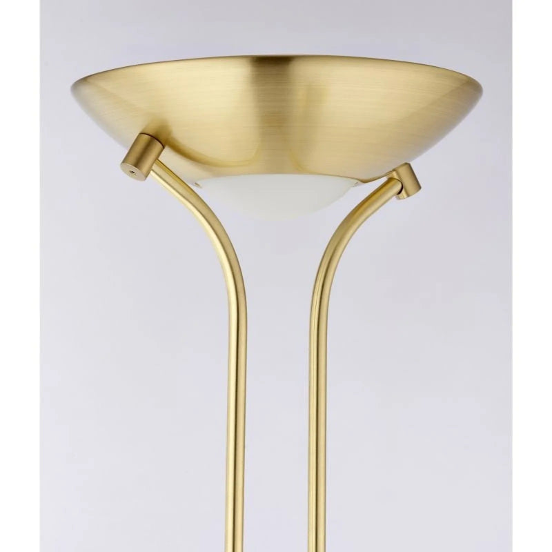 Rome Floor Lamp - Satin Brass