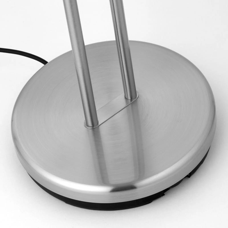 Rome Floor Lamp - Satin Chrome