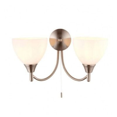 Alton 1 Wall Light Satin Chrome