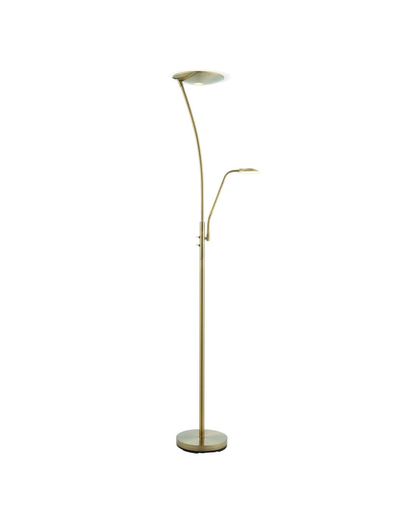 Alassio Floor Lamp - Antique Brass