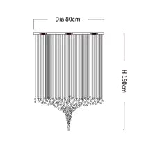 Large Luxury Crystal Staircase Chandelier