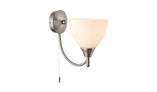 Alton 1 Wall Light Satin Chrome – alternate view 2
