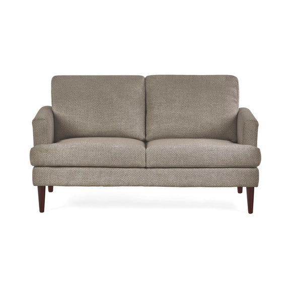 Gray sofa on a white background