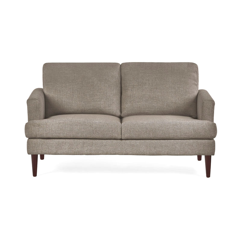 Gray sofa on a white background