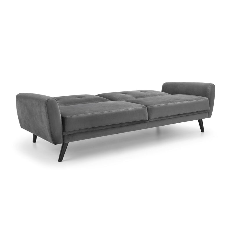Gray sofa on a white background