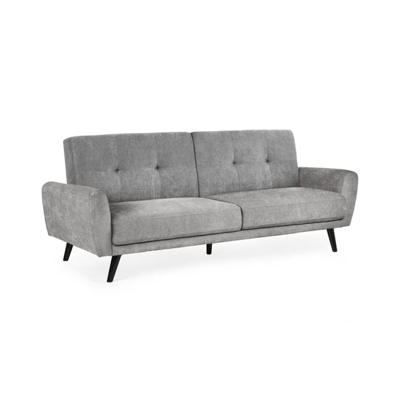 Gray sofa on a white background
