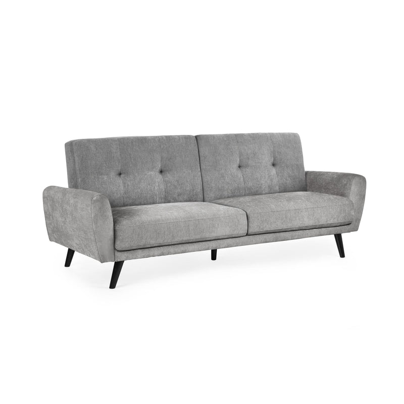 Gray sofa on a white background