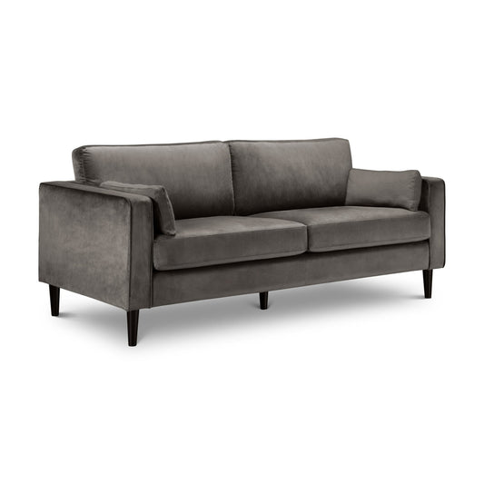 Gray sofa on a white background
