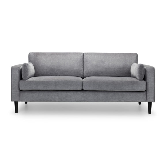 Gray sofa on a white background