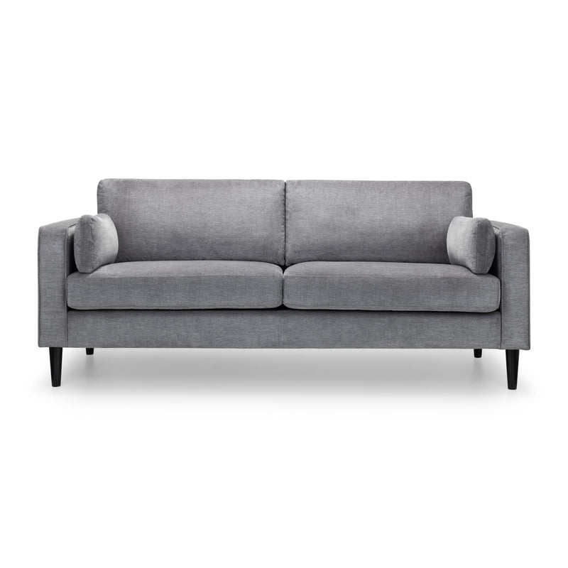 Gray sofa on a white background
