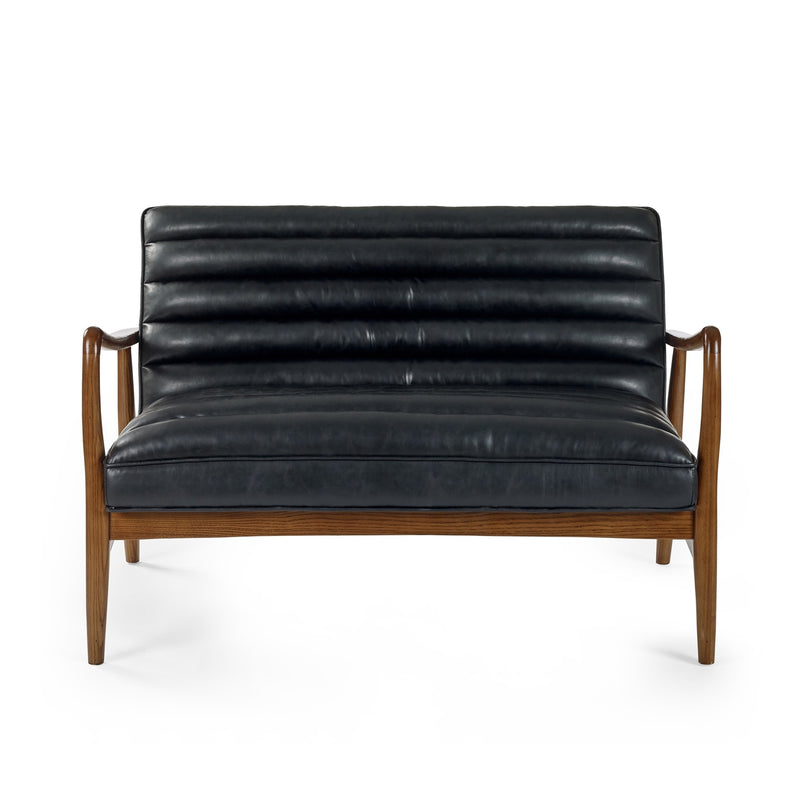 Marshall Faux Leather Sofa - Living Room Seating