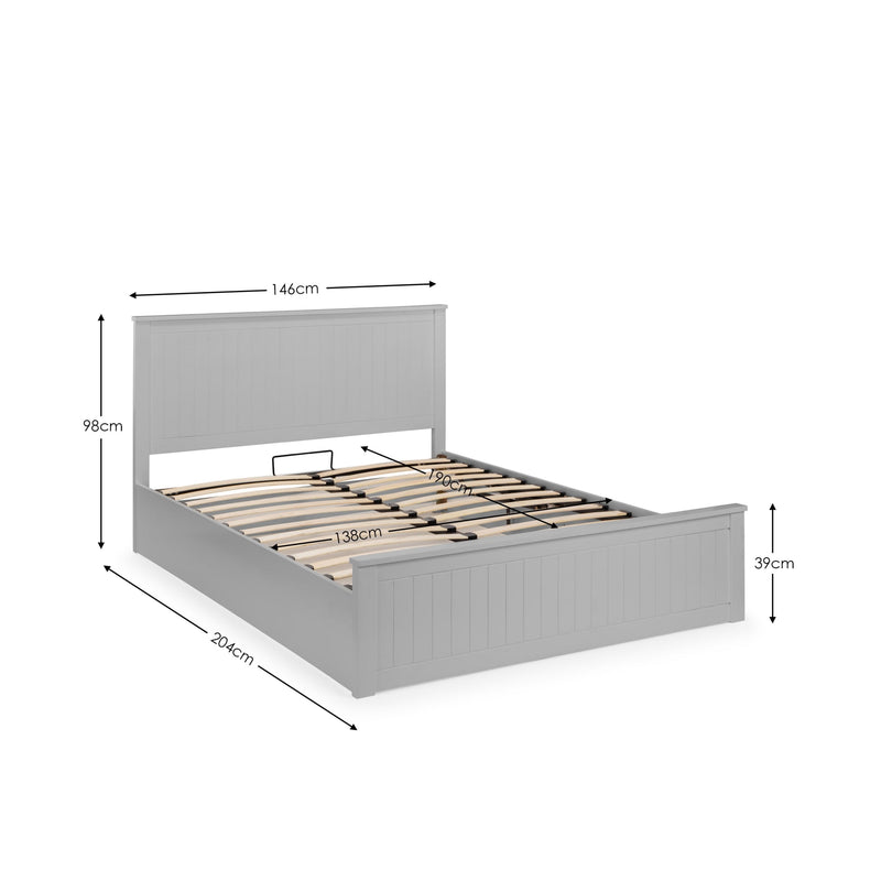 Maine Lift-Up Ottoman Storage Bed Frame