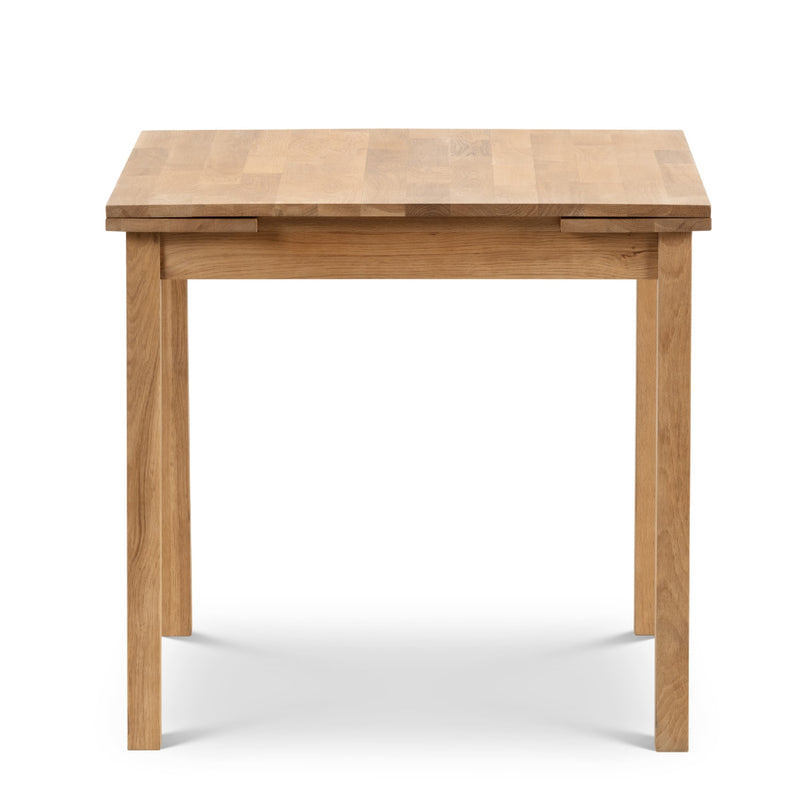 Wooden table on a white background