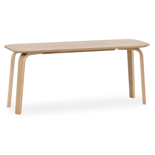 Wooden table on a white background