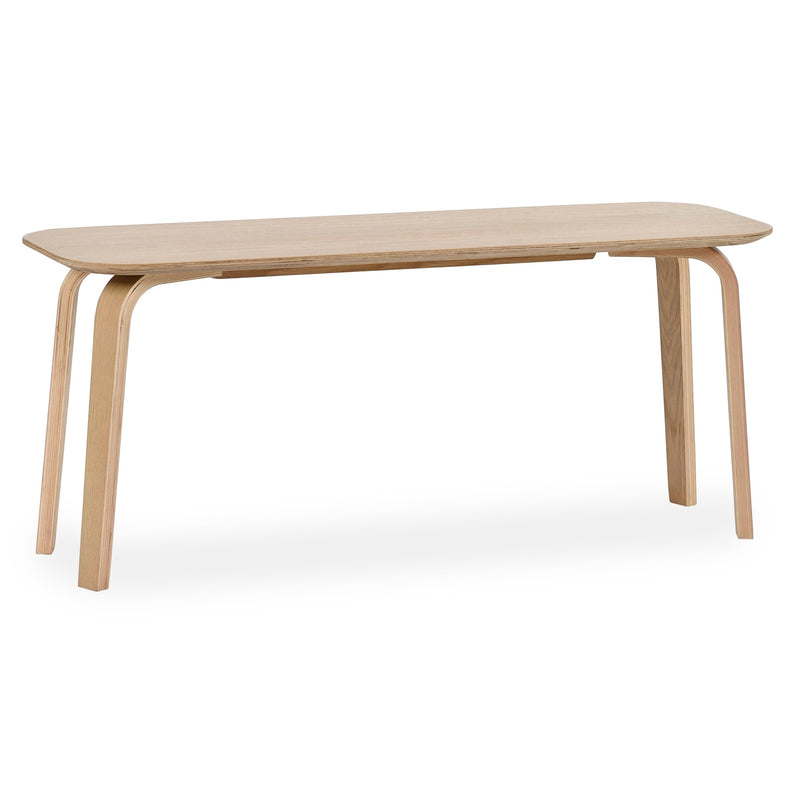 Wooden table on a white background