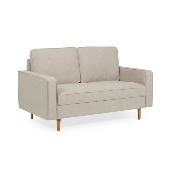Beige sofa on a white background