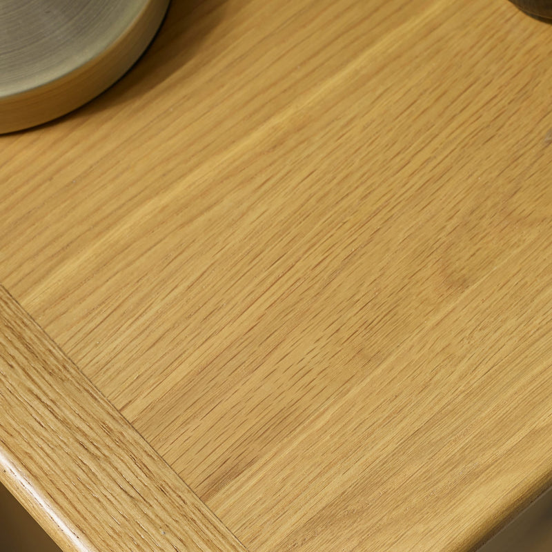 Close-up of a wooden surface with a visible grain pattern