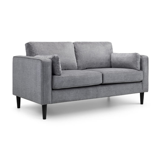 Gray sofa on a white background