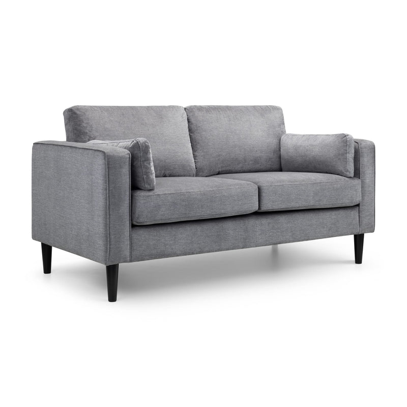 Gray sofa on a white background
