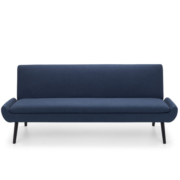 Blue sofa on a white background