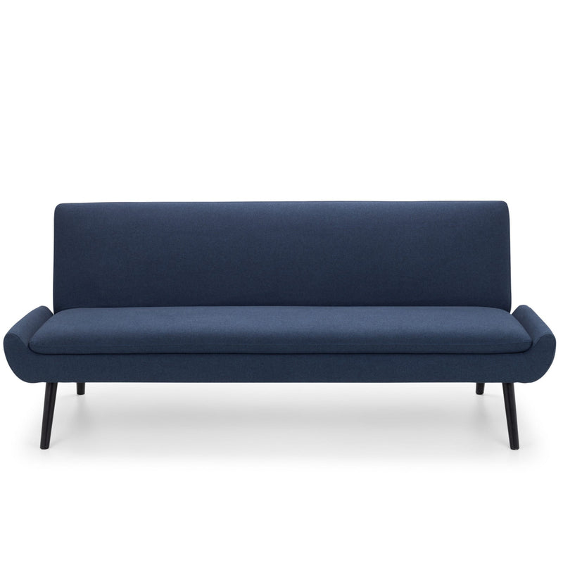 Blue sofa on a white background