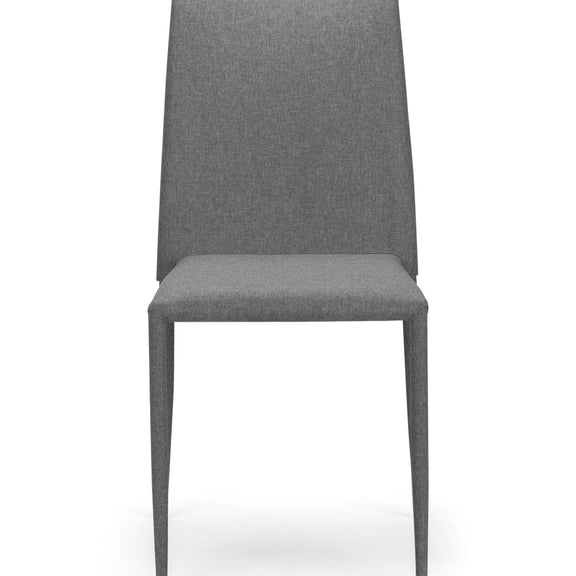Gray chair on a white background