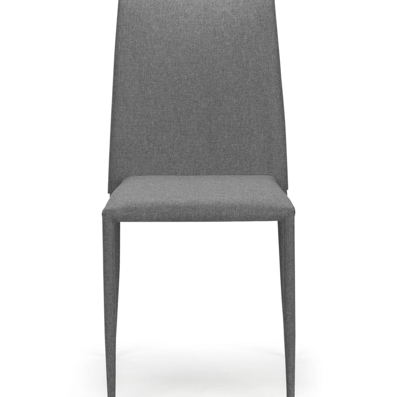 Gray chair on a white background