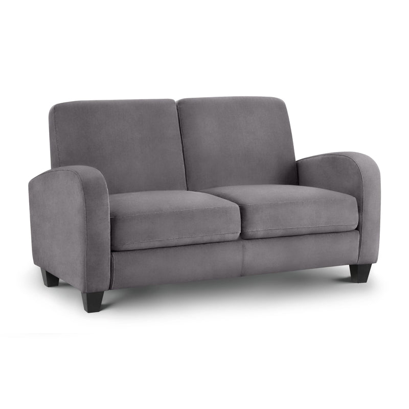 Gray sofa on a white background