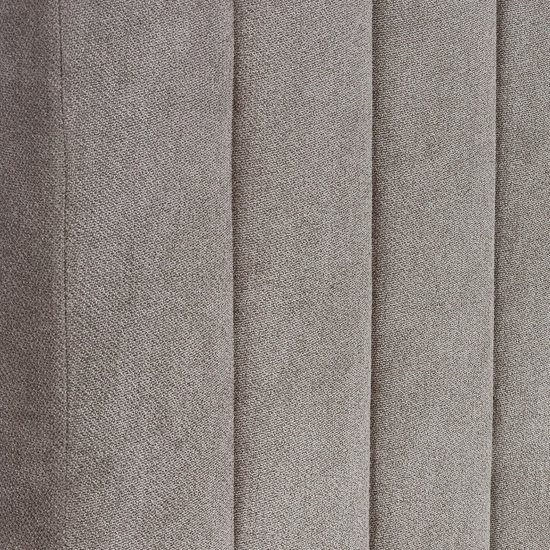 Close-up of textured gray fabric with vertical stripes