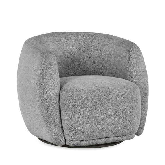 Gray armchair on a white background
