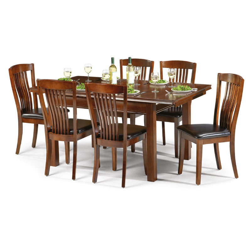 Canterbury 6 Seater Dining Set - Mahogany Table and Chairs