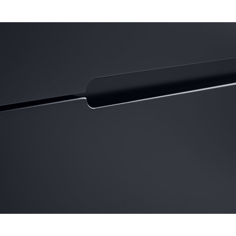 Close-up of a black surface with a subtle reflection