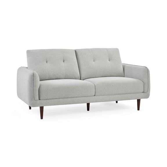 Gray sofa on a white background