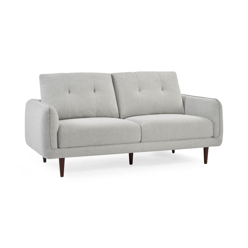 Gray sofa on a white background
