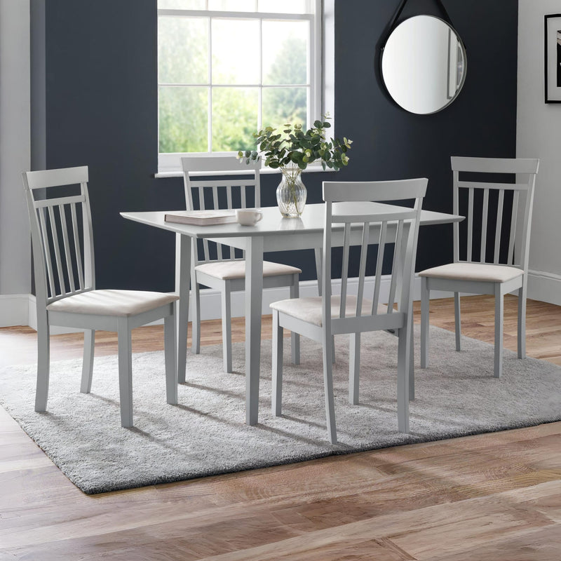Dining room with a table and chairs in a home setting