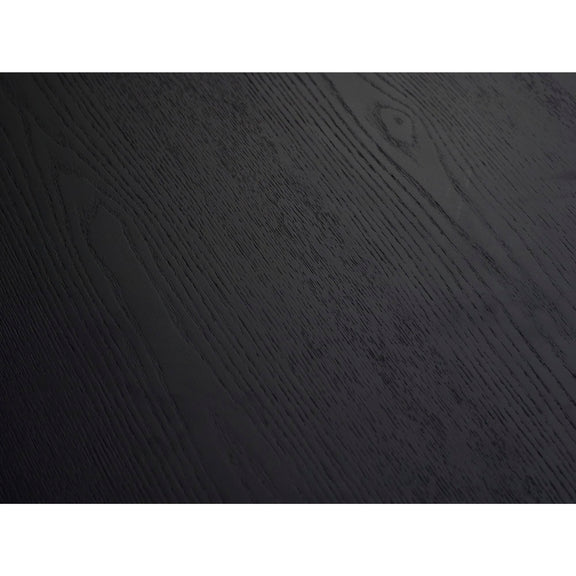 Dark wooden surface with visible grain and texture