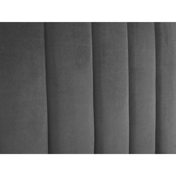Dark gray pleated fabric texture