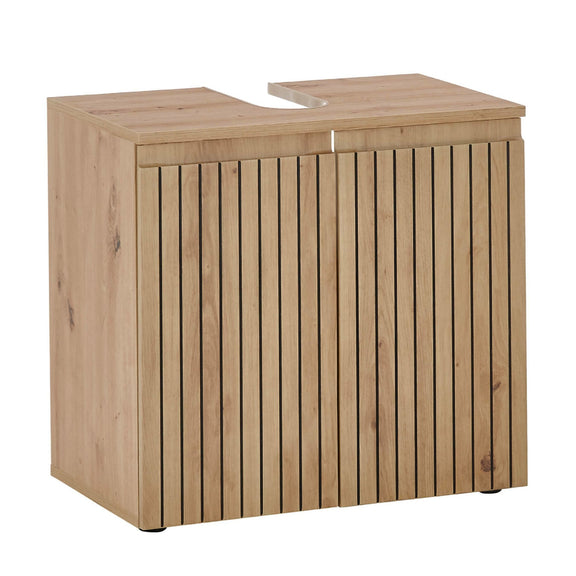 Wooden storage box with a lid on a white background