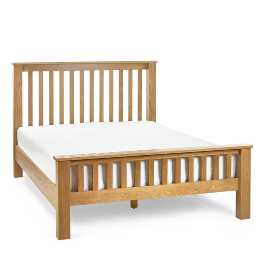 Mallory High Footend Natural Oak Bed Frame