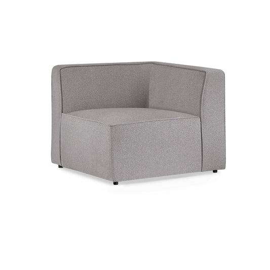 Gray armchair on a white background