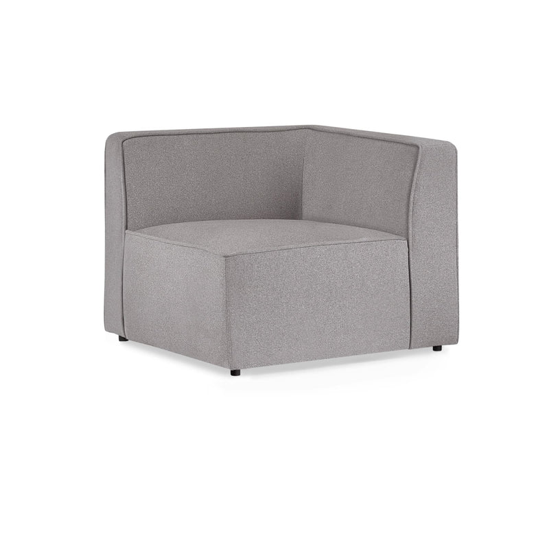 Gray armchair on a white background