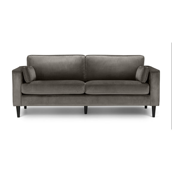 Gray sofa on a white background