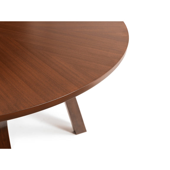 Wooden table with a white background