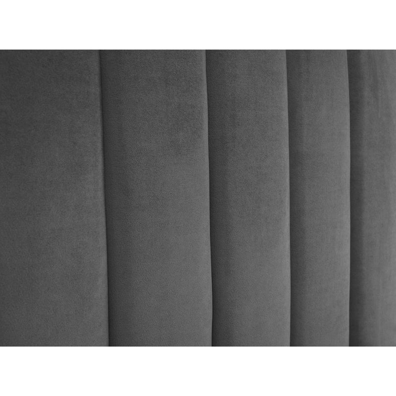 Dark gray pleated fabric texture