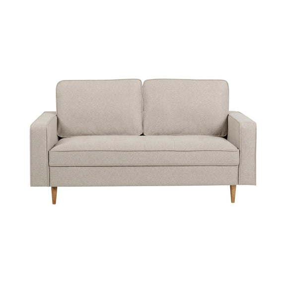 Beige sofa on a white background