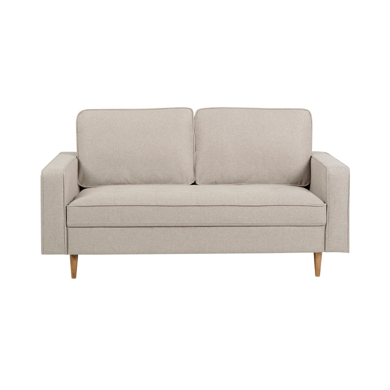 Beige sofa on a white background